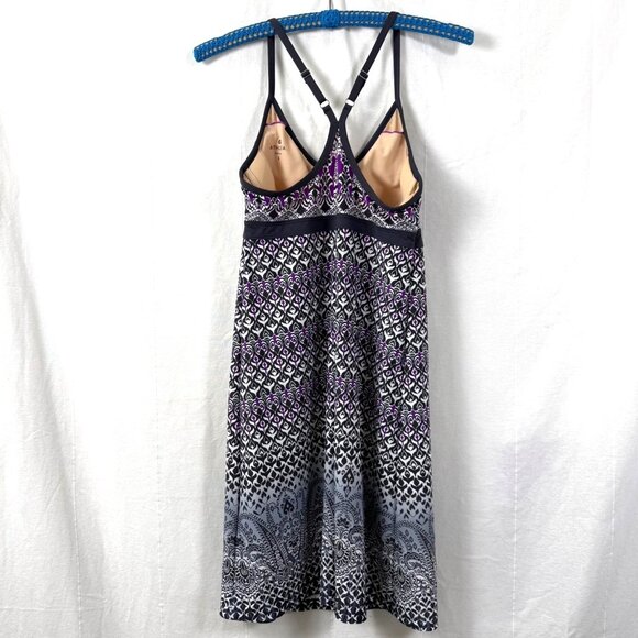 Athleta Shorebreak Swim Dress Womens Sz S Purple Bombay Racerback Activewear - Picture 5 of 11